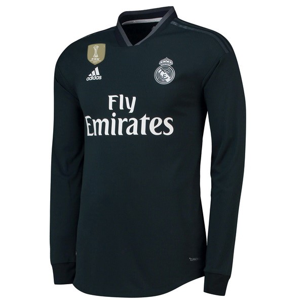 Camiseta Real Madrid 2ª ML 2018-2019 Negro